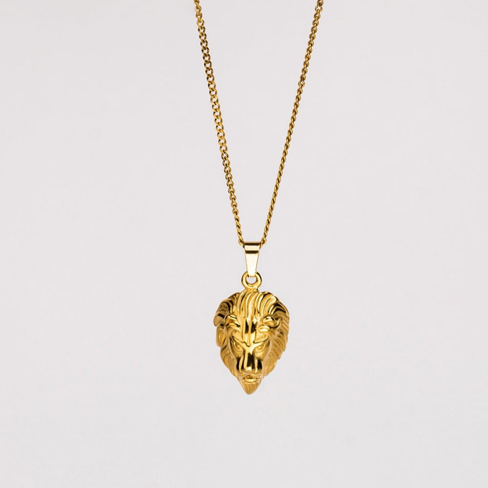 Lion on sale gold chain