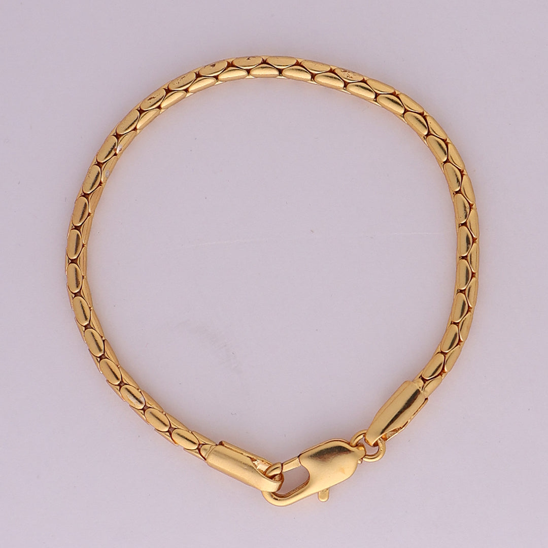 Cobra Gold BRACELET (18K Gold Plating) 5.5 MM