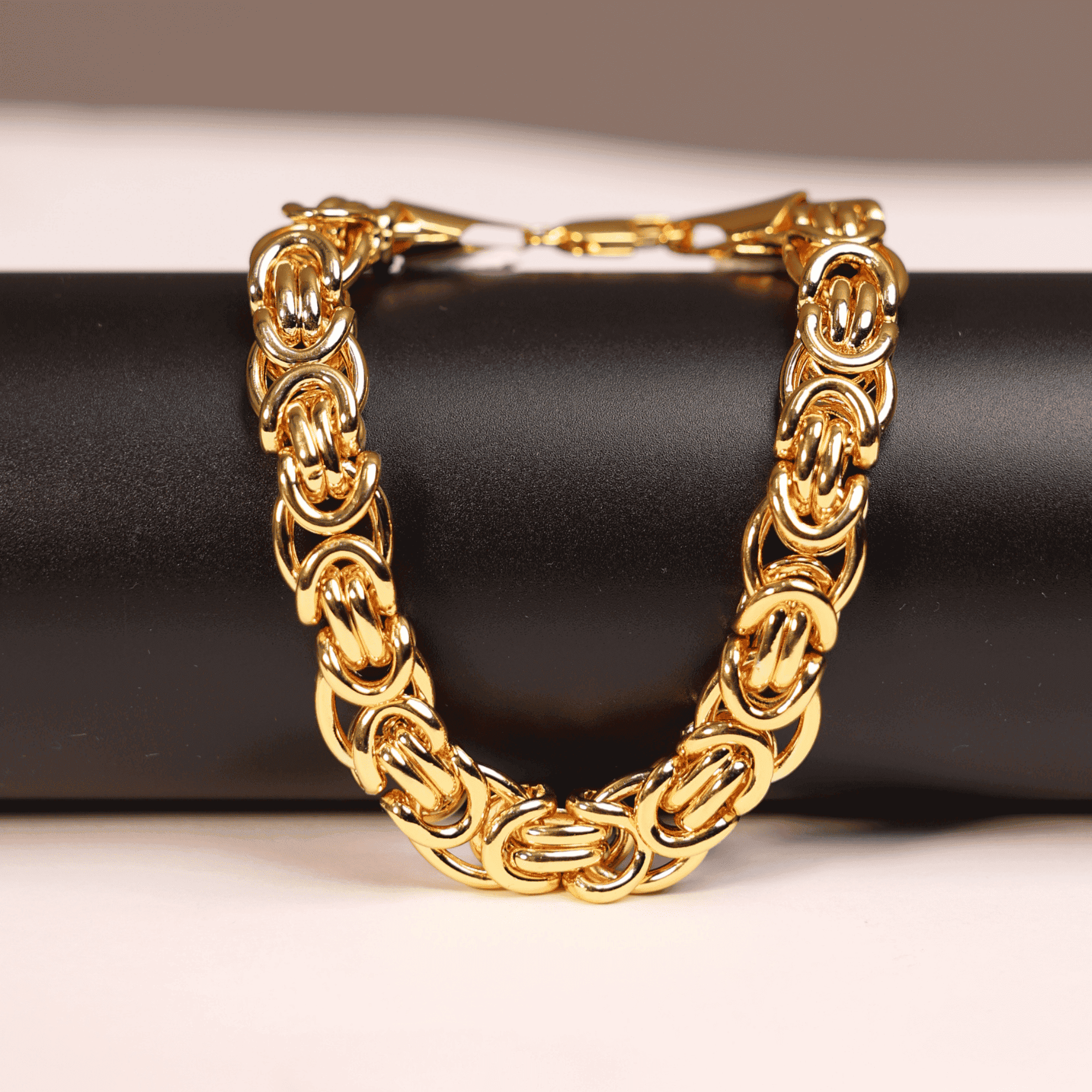 Link Bracelet (18K Gold Plating) - 12 MM