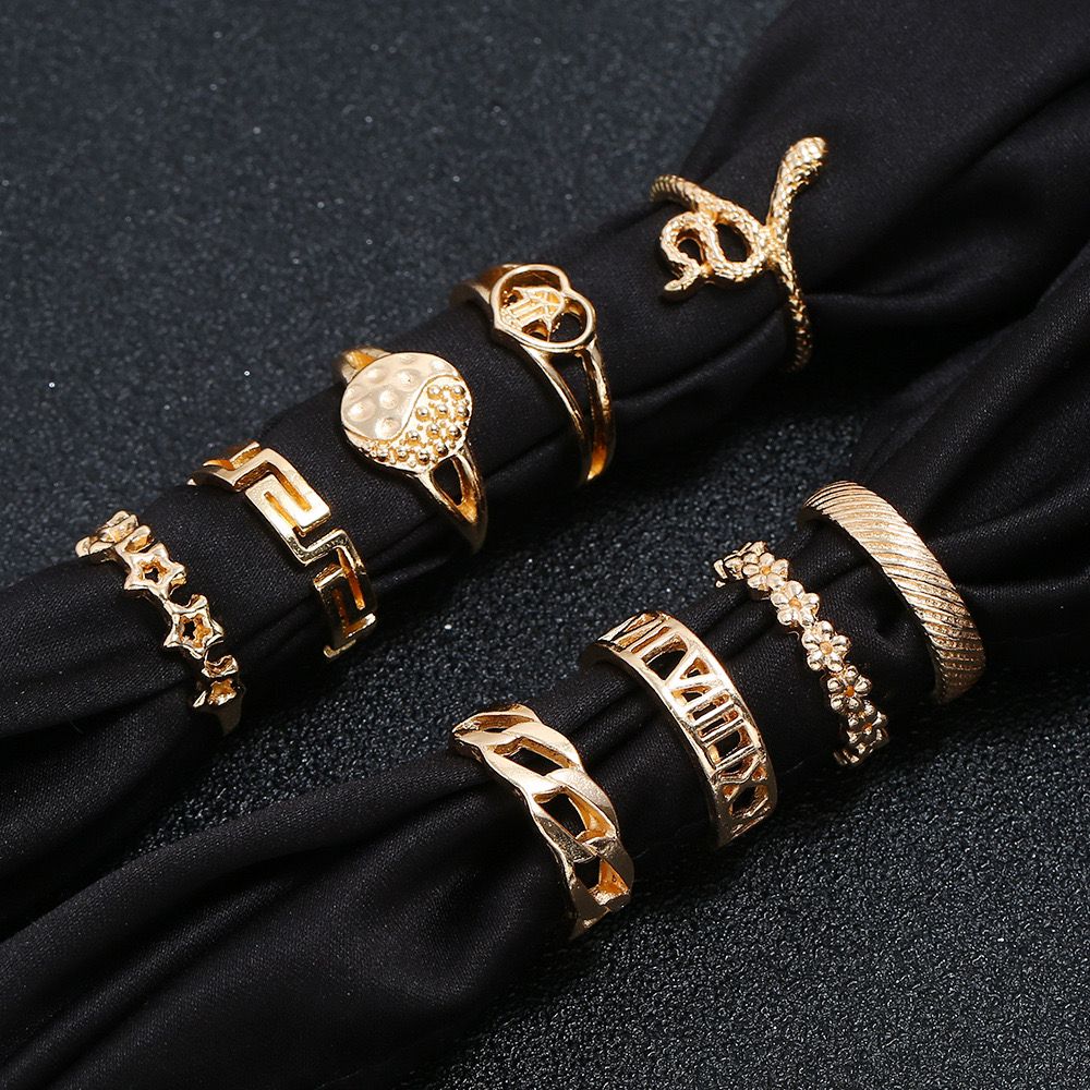 Ring Collection Set of 9