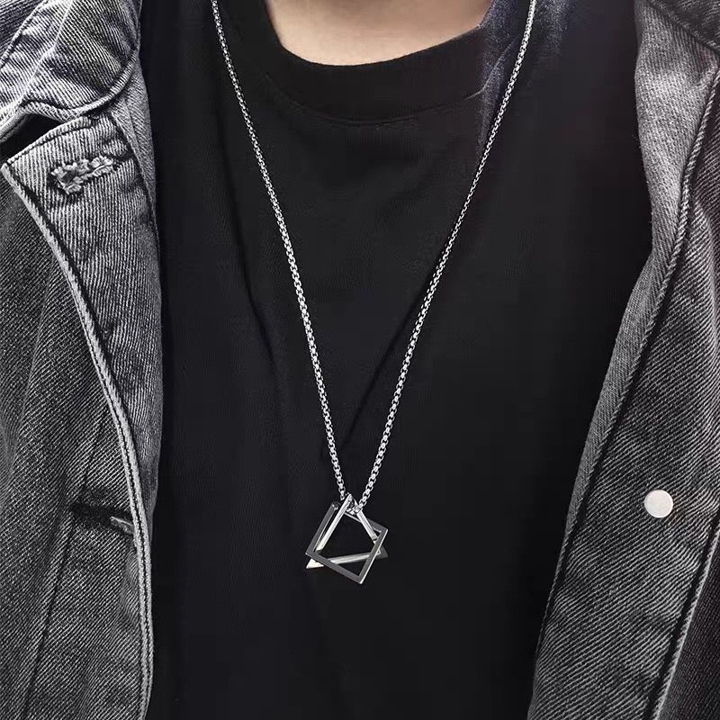 Triangle Pendant + Chain