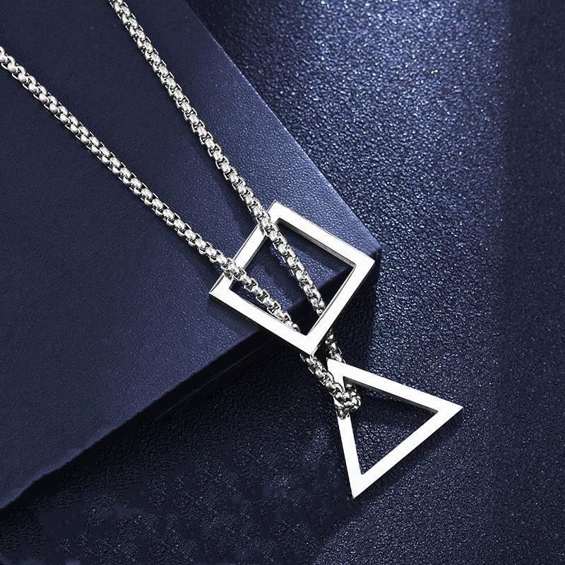 Triangle Pendant + Chain