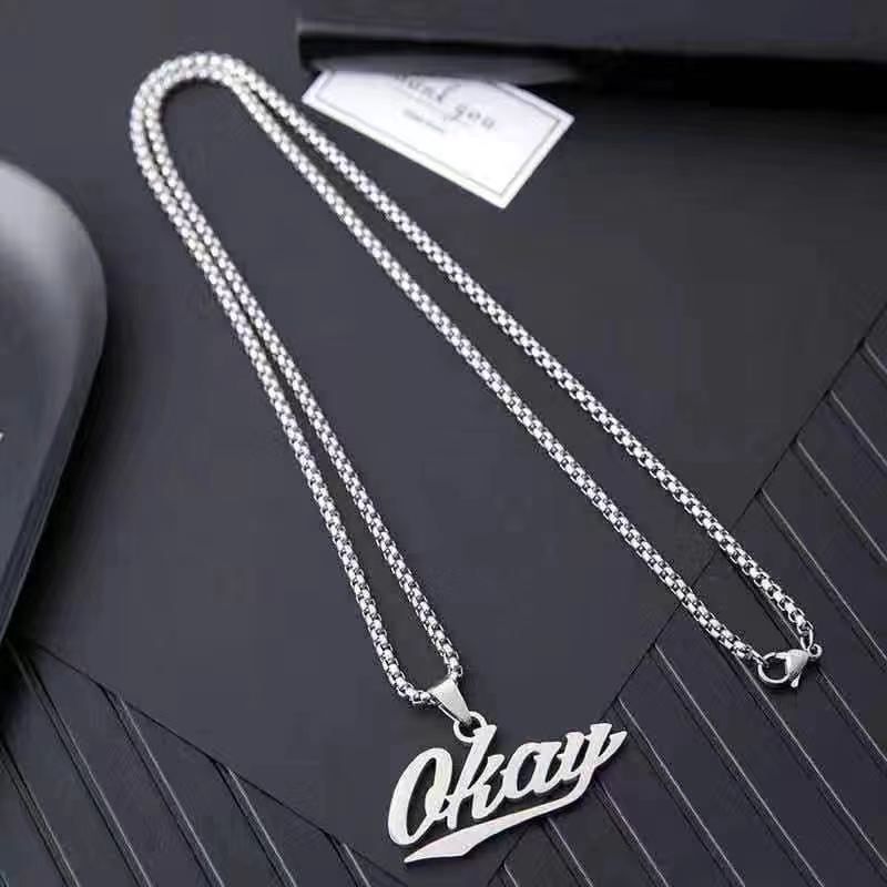 OKAY Pendant + Chain