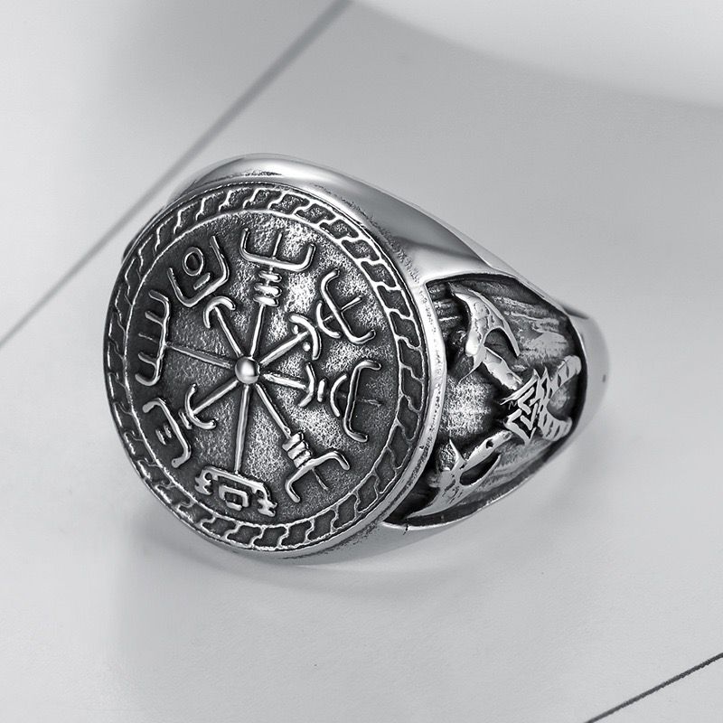 Vegvisir Ring (Silver)