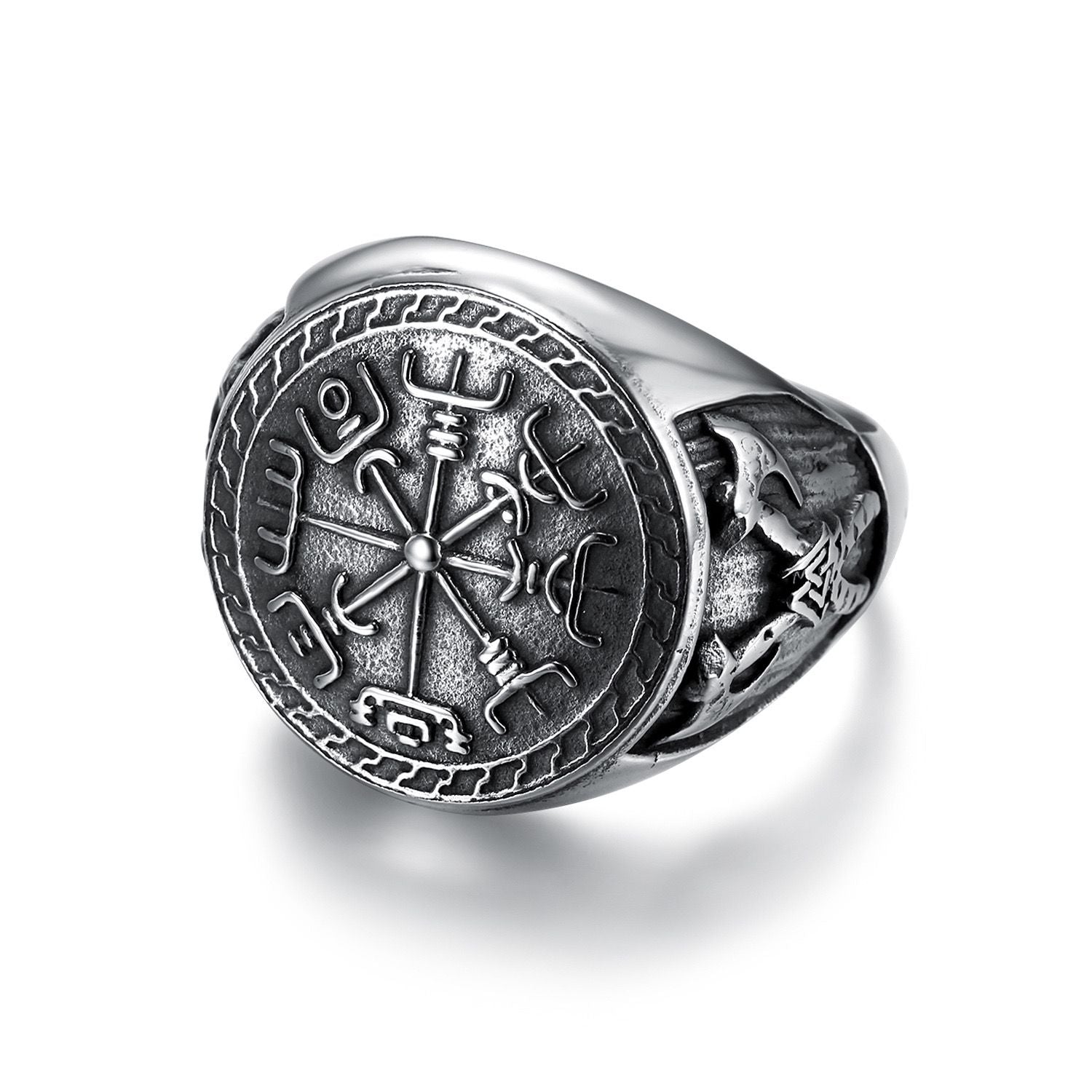 Vegvisir Ring (Silver)