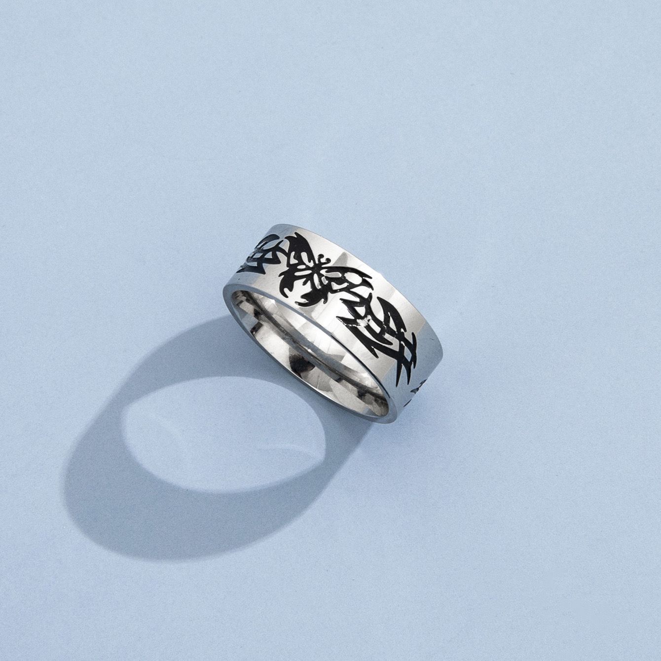 Exclusive Men's Band Ring (Silver)