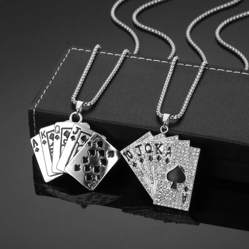 Royal Cards Charm  (Pendant + Chain)