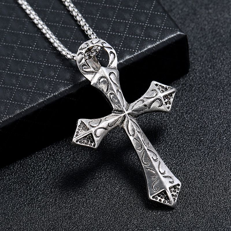 Divine Cross Charm (Pendant + Chain)