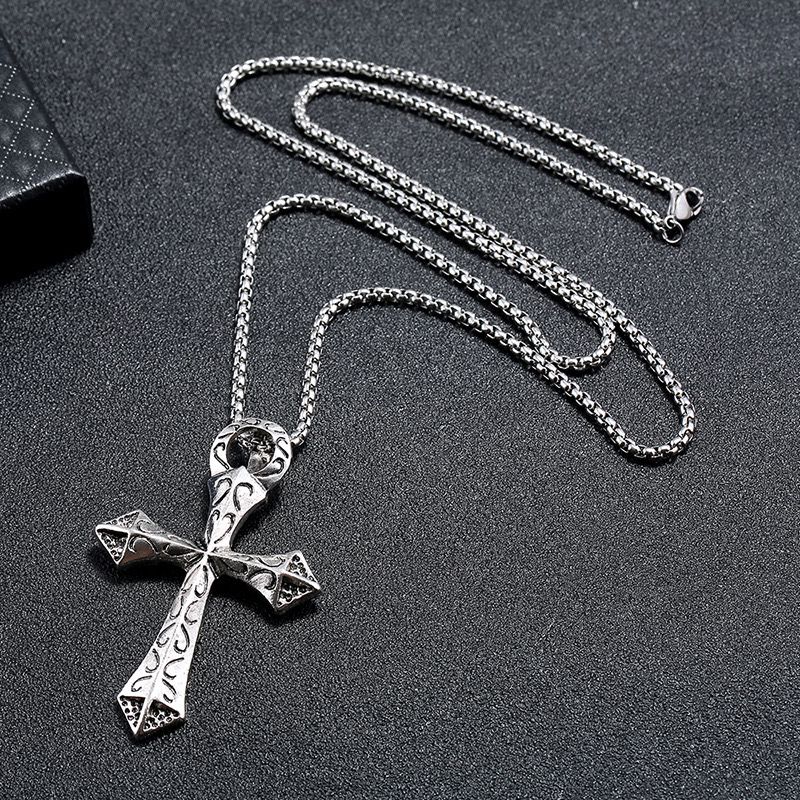 Divine Cross Charm (Pendant + Chain)