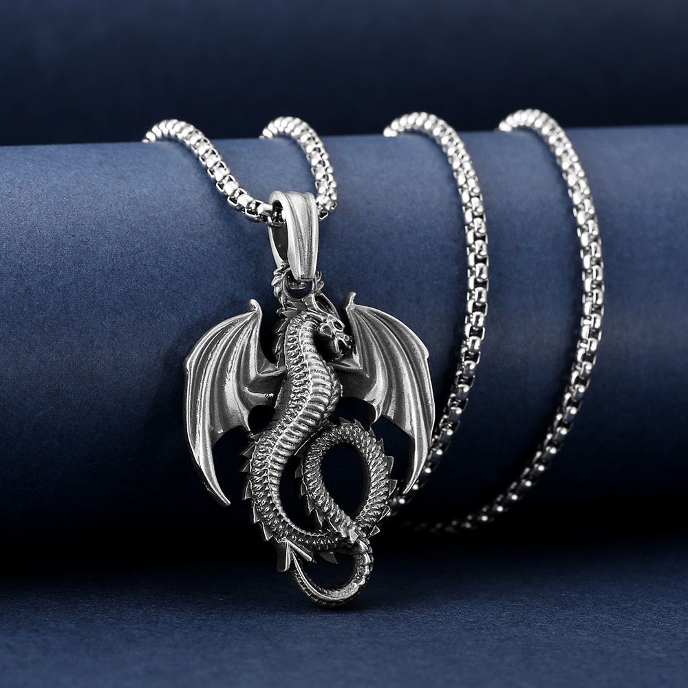 Dragon Wings (Pendant + Chain)