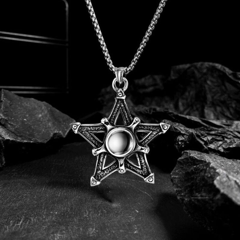 Pentacle star ( Pendant + Chain)