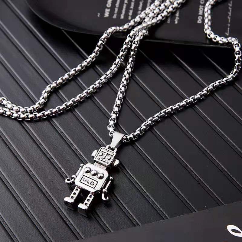 Cyber Bot ( Pendant + Chain )