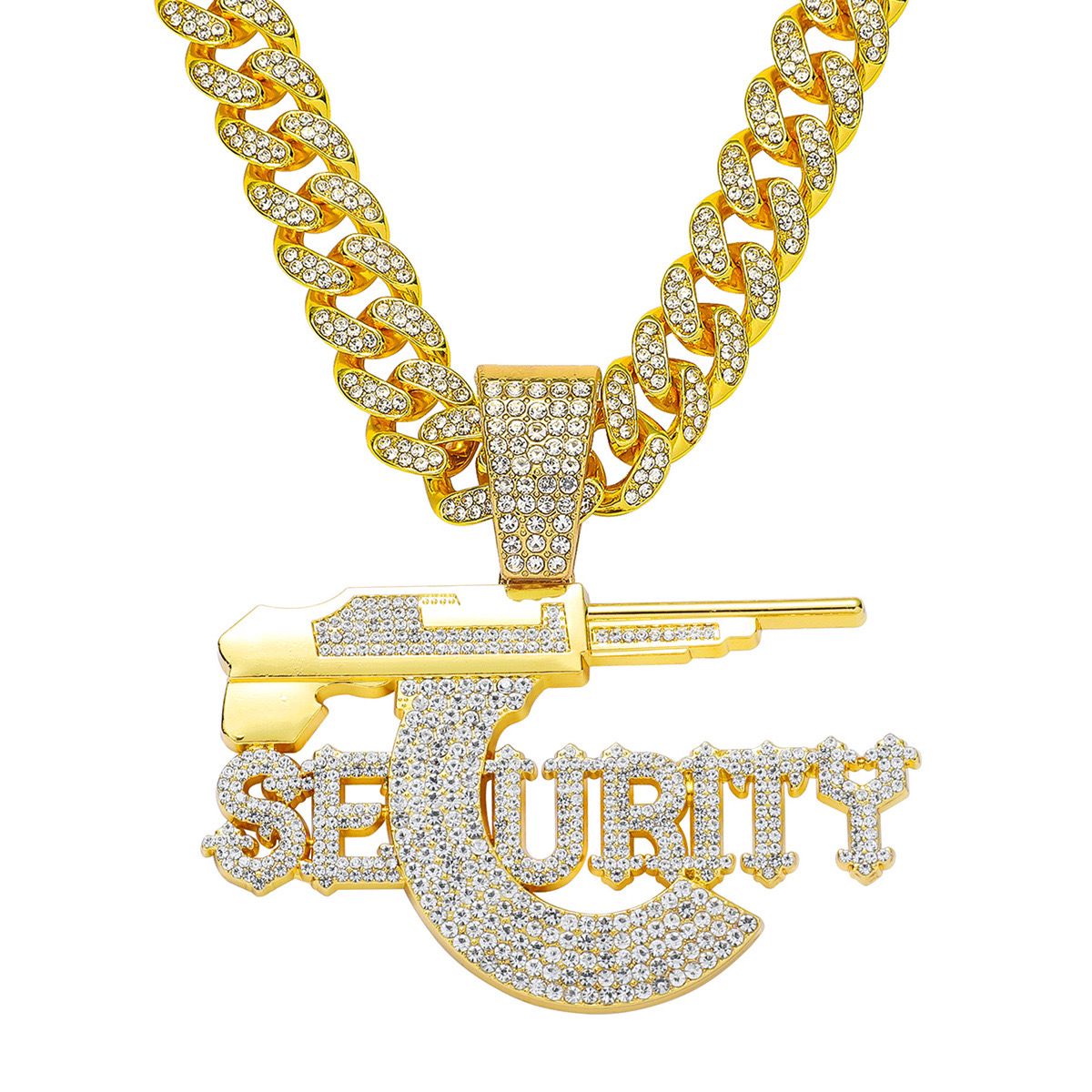 Security Gun (Pendant + Chain)