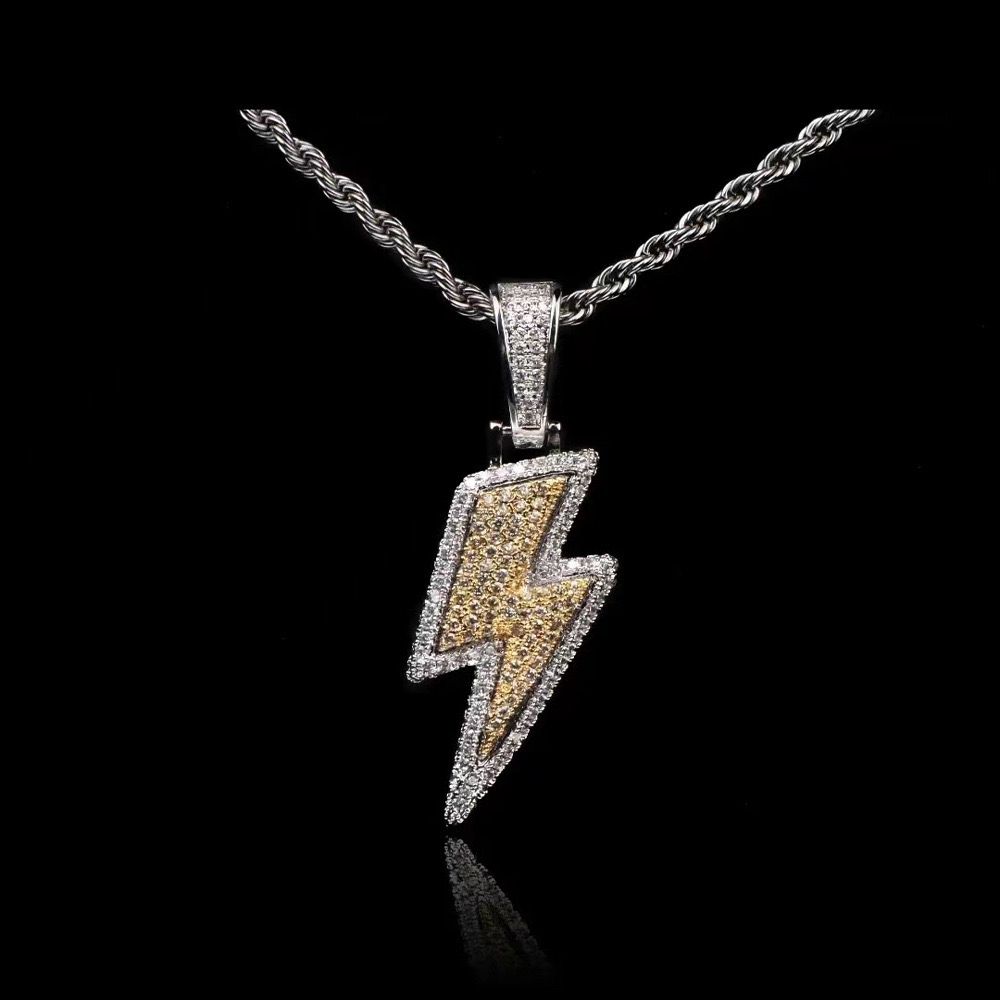 Zircon Diamond Thunder (Pendant + Chain)