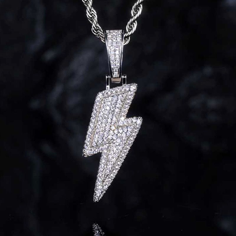 Zircon Diamond Thunder (Pendant + Chain)