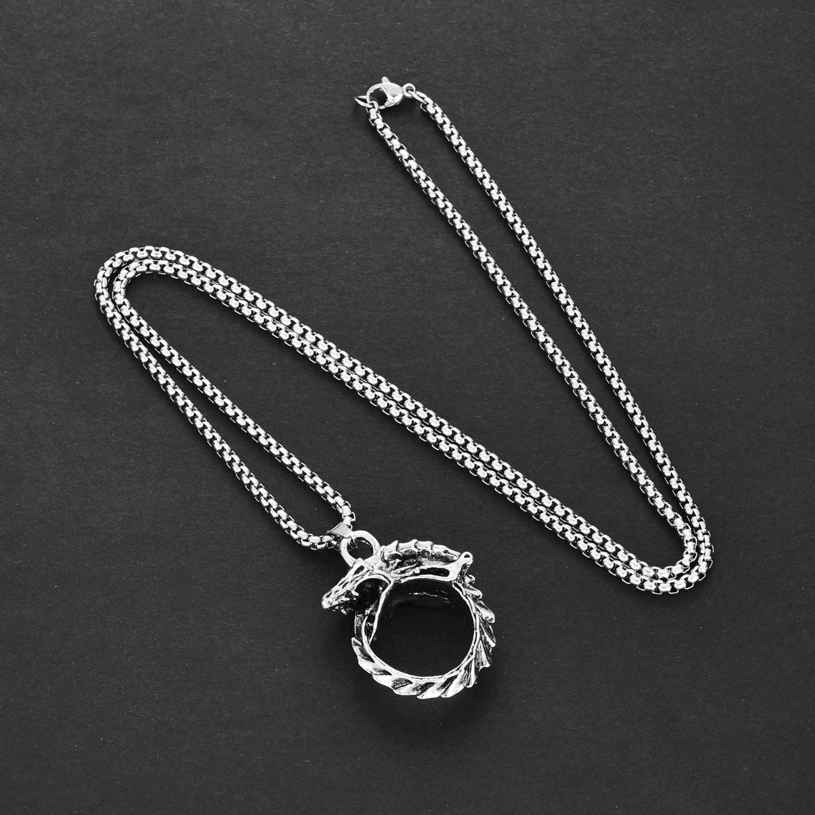 Dragon Charm (Pendant + Chain)