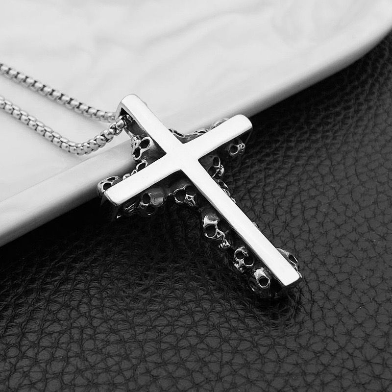 Cross Skull (Pendant + Chain)