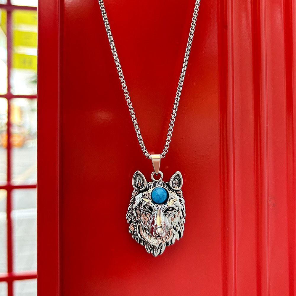 Third Eye Wolf Mask (Pendant + Chain)