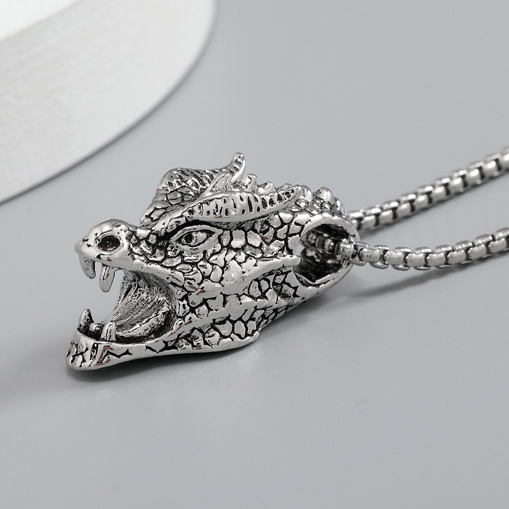 Dragon Mask (Pendant + Chain)