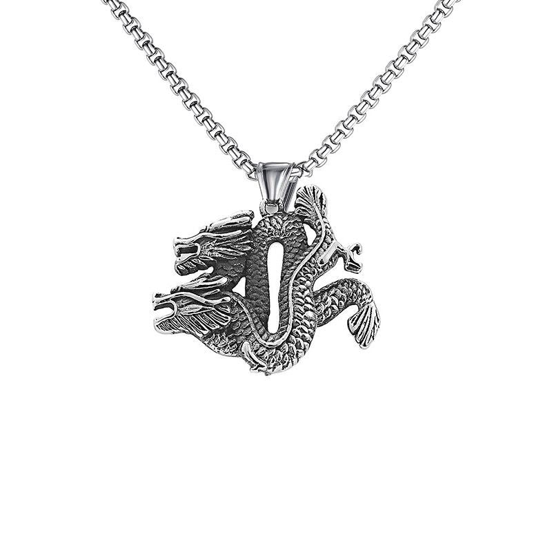 Dual Dragon’s Roar (Pendant + Chain)