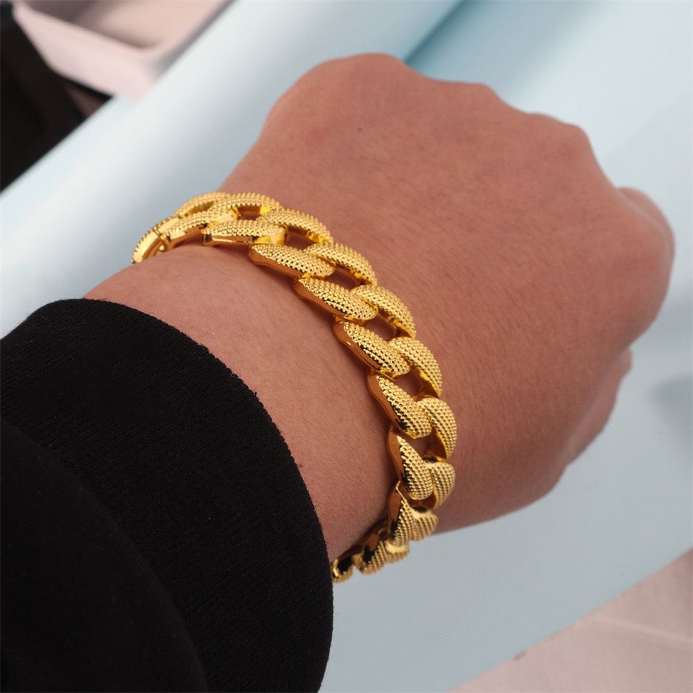 Cuban Bracelet Gold ( 15 MM)