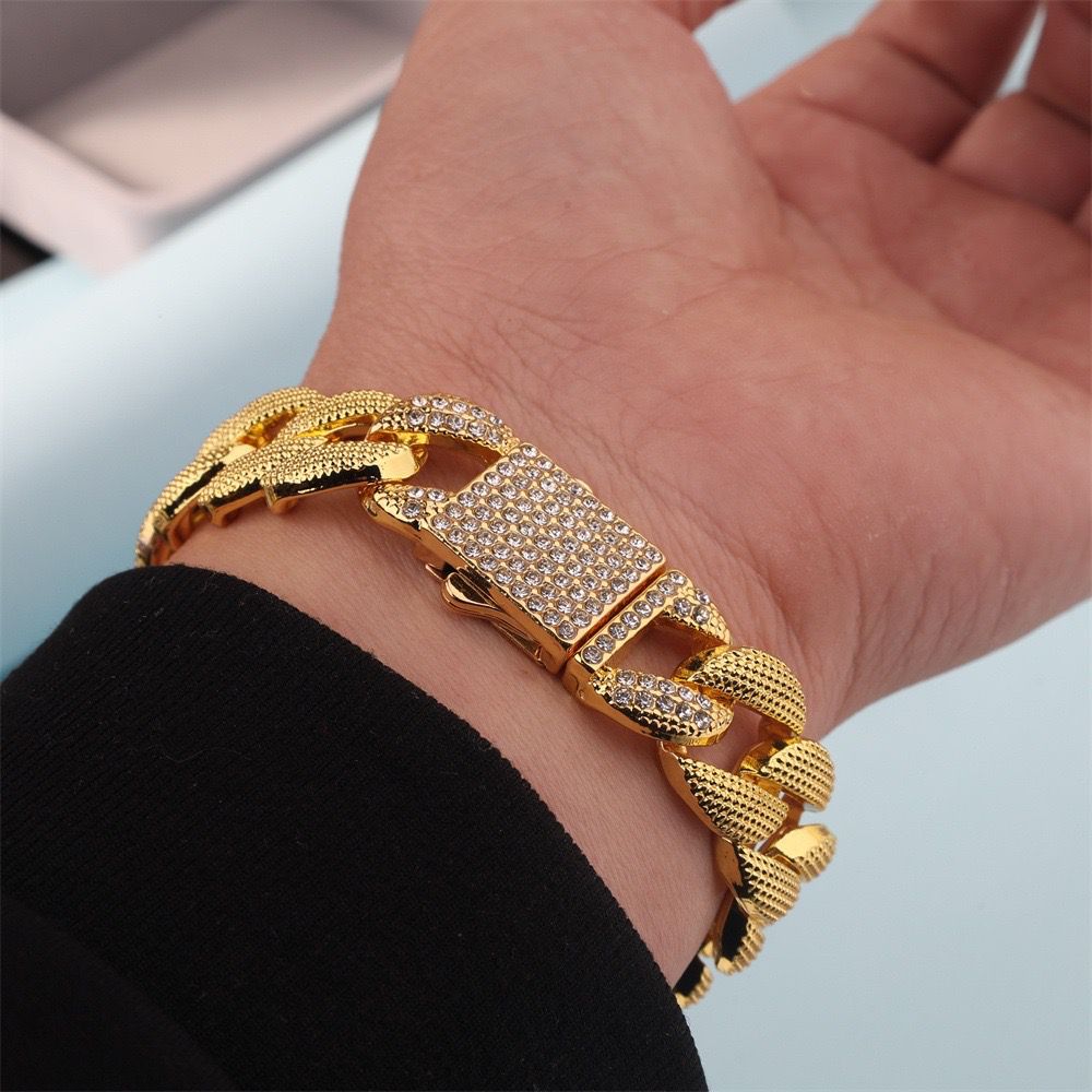 Cuban Bracelet Gold ( 15 MM)