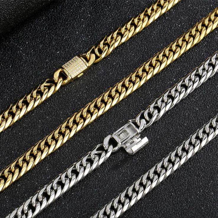 Iced Lock Cuban Chain - 10 MM - 18k Gold Plating