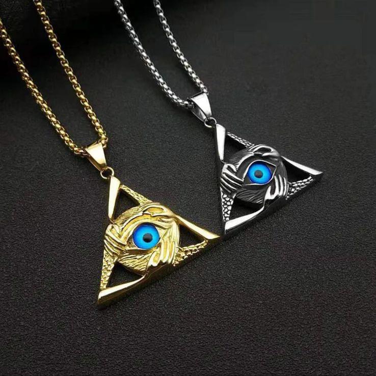 Triangle Eye (Pendant + Chain)