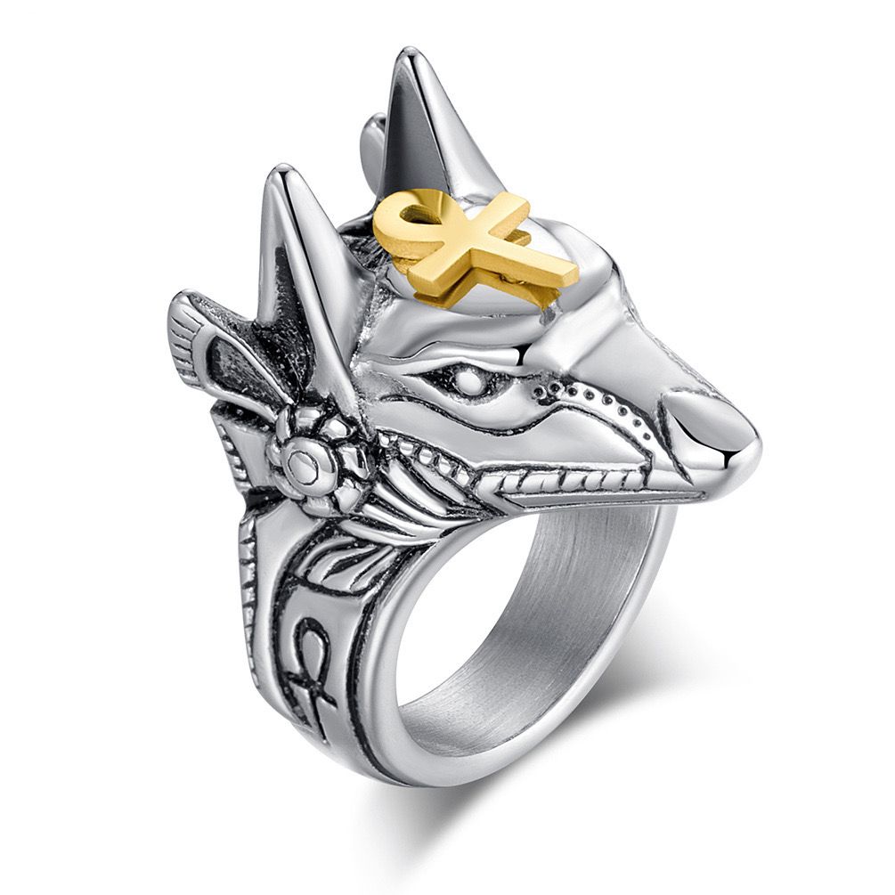 Crossed Wild Spirit Ring