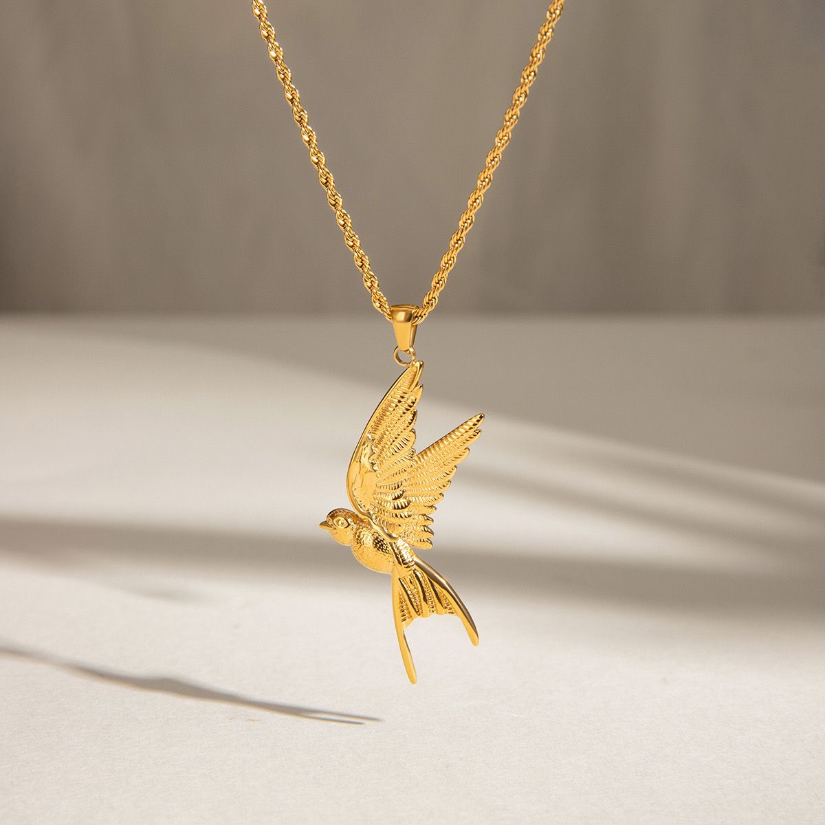 Wings Of Freedom Necklace (18K Gold Plating)