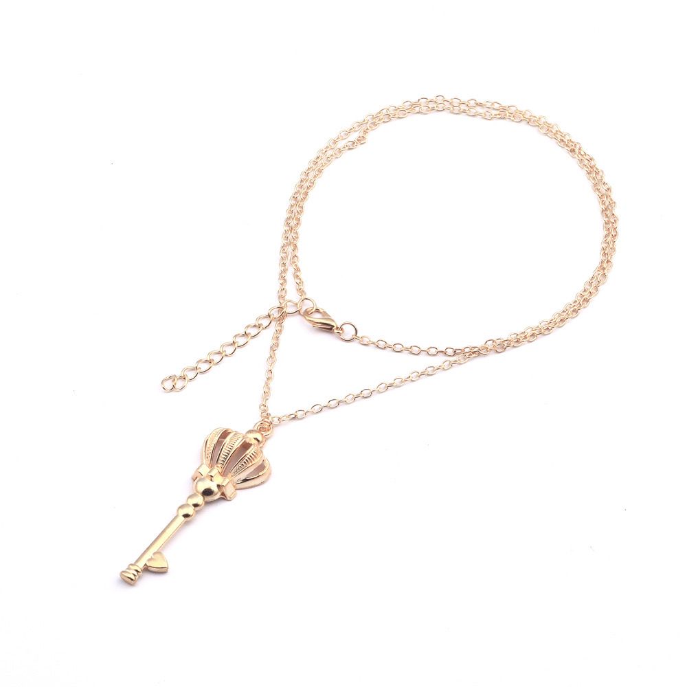 Majestic Queen Key Necklace