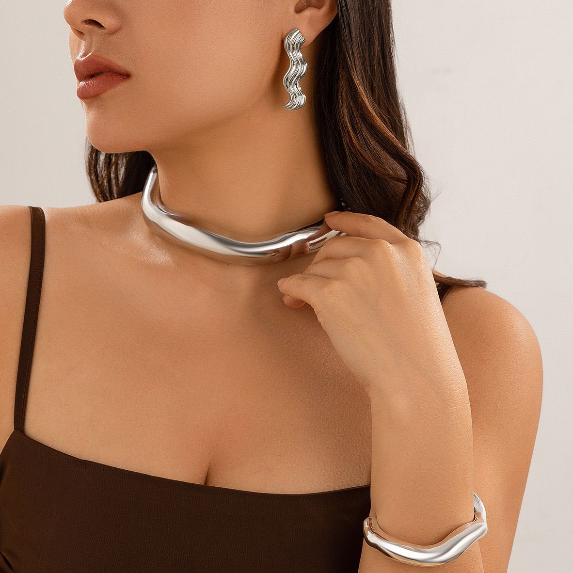 Bold Statement Choker Necklace