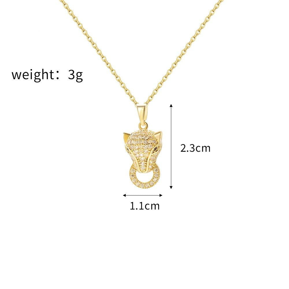 Leopard Luxe Pendant Necklace