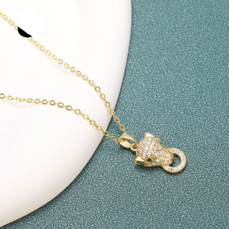 Leopard Luxe Pendant Necklace