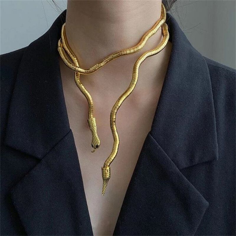 Stylish Designer Snake Necklace