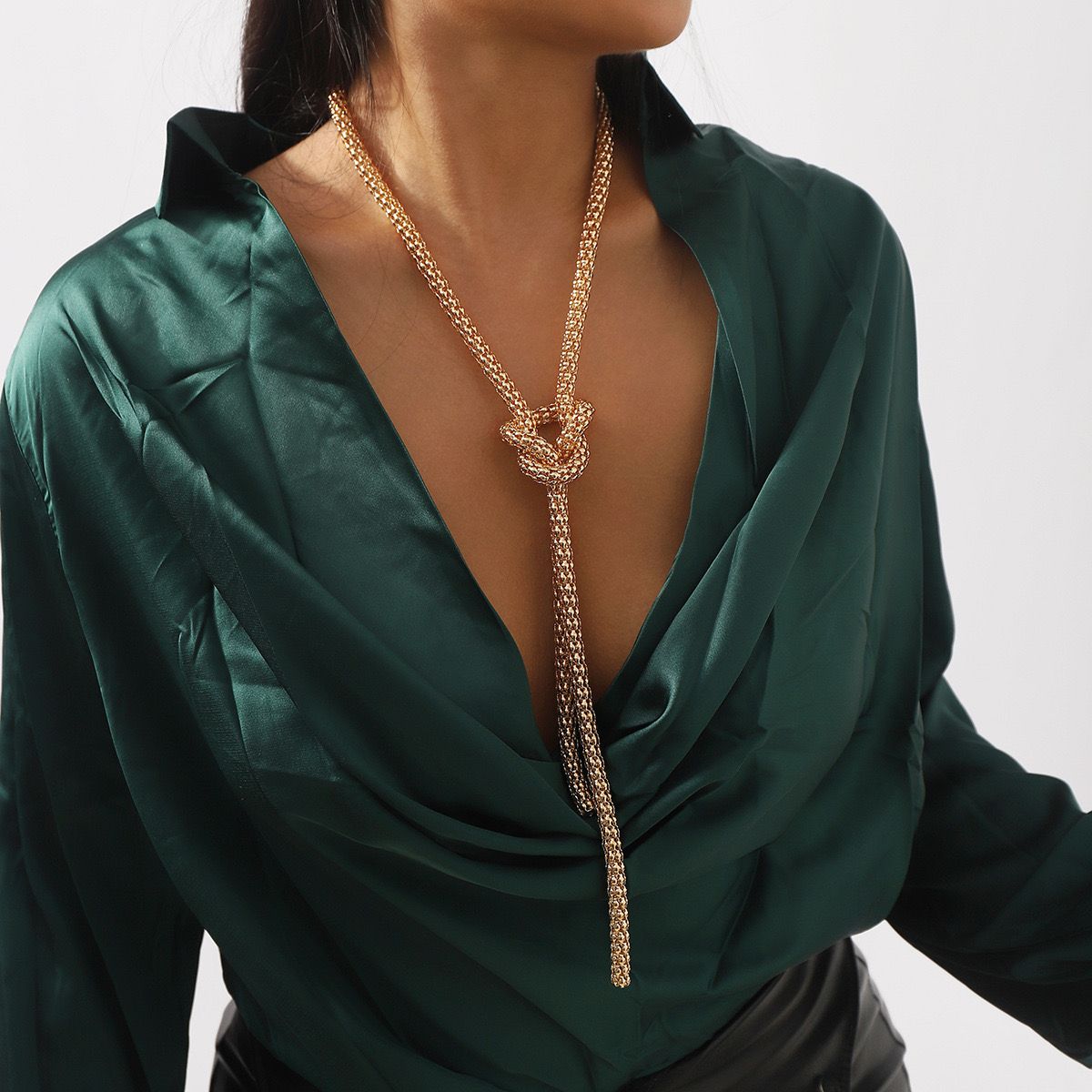 Bold Thick Chain Necklace