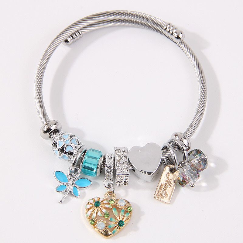 Titanium Charm Love Bracelet