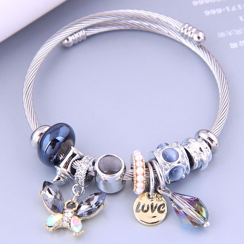 Titanium Charm Love Bracelet