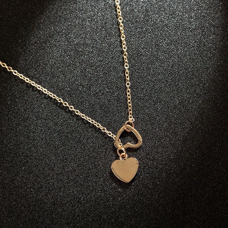 Heart in Heart Pendant Necklace