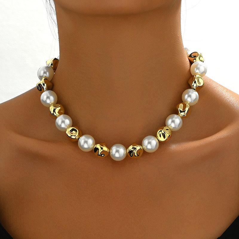 Bold Pearl Statement Necklace