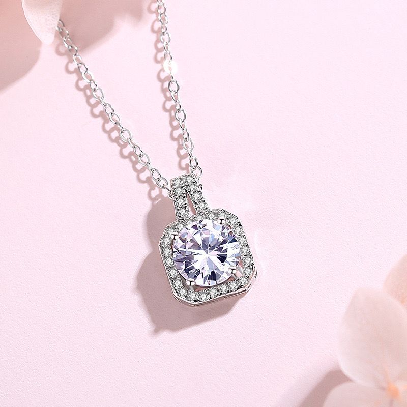 Titanium Zirconia Pendant Necklace