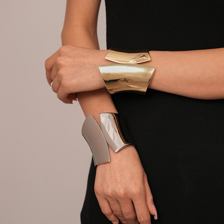 Metal Designer Cuff Bracelet