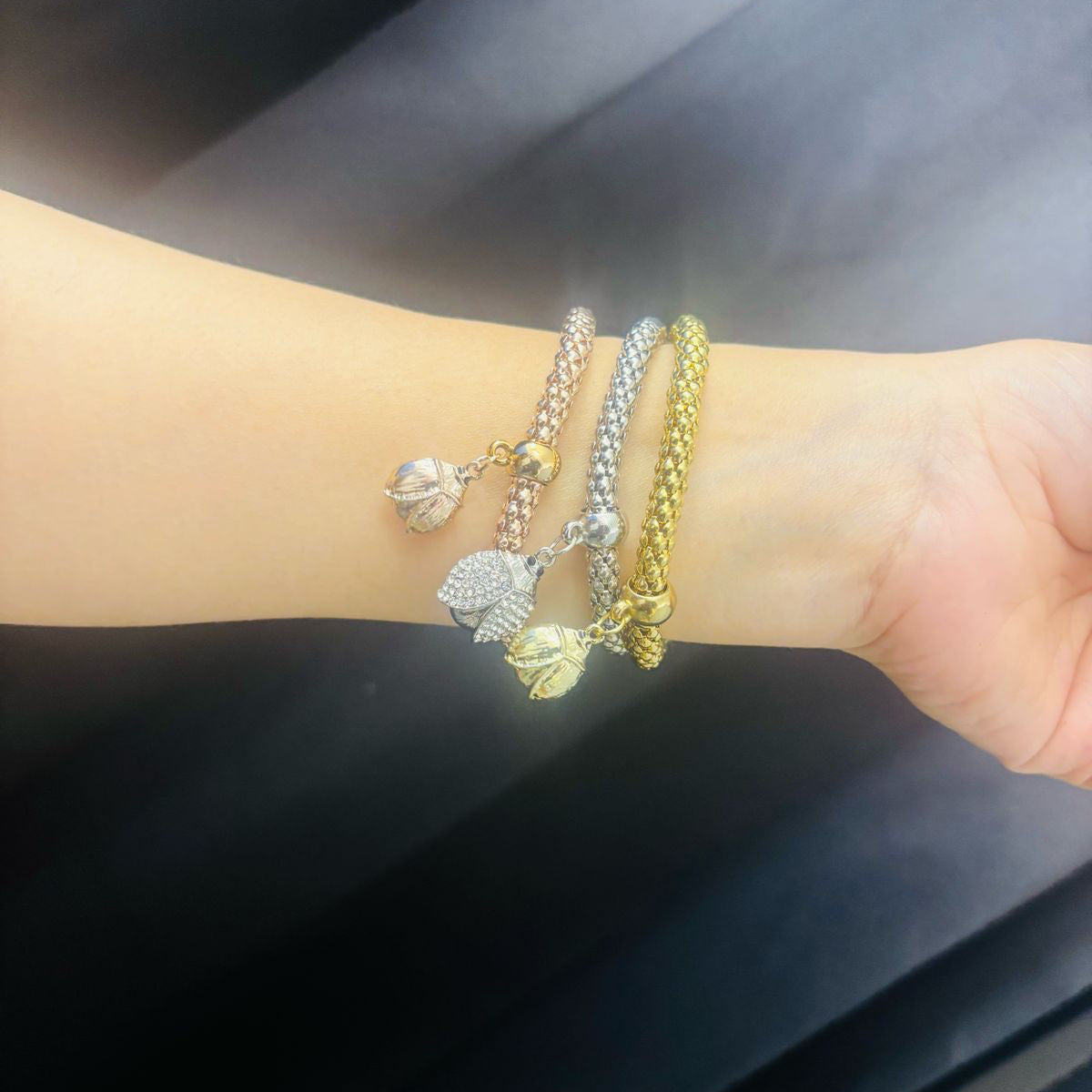 Trio of Bee Bracelet (Set Of 3)