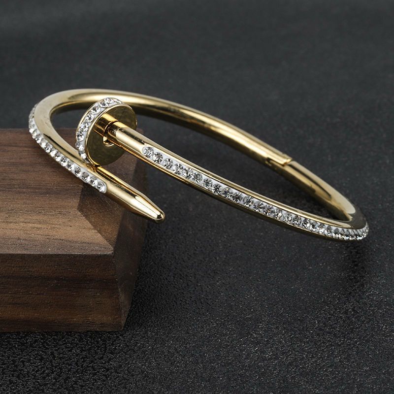 Diamond Nail Bracelet