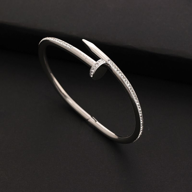 Diamond Nail Bracelet