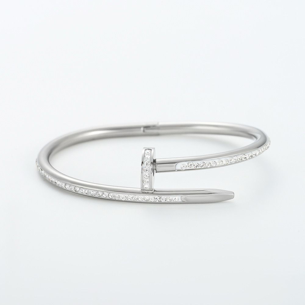 Diamond Nail Bracelet