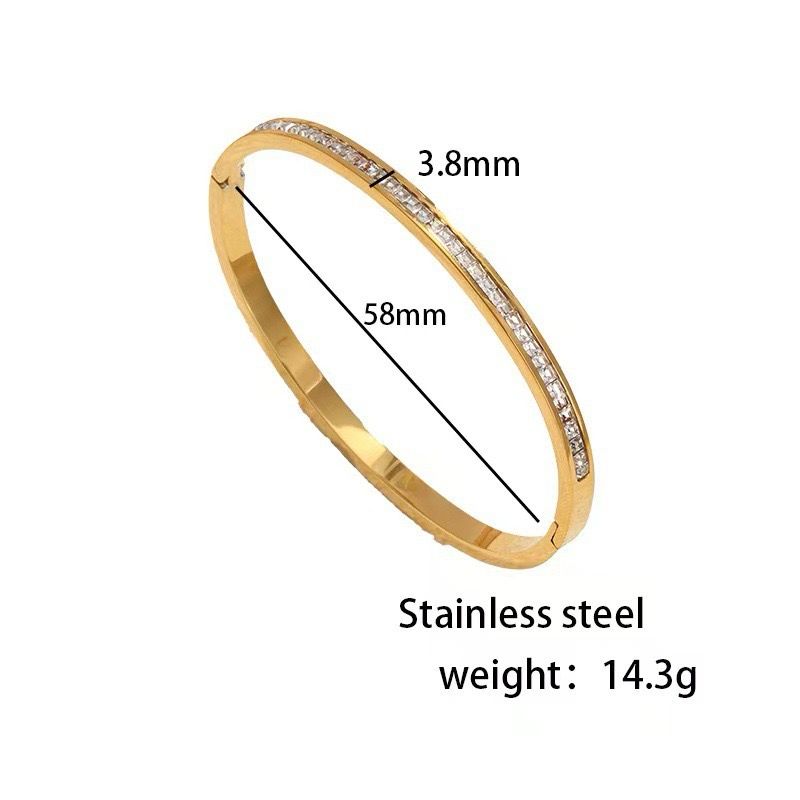 Diamond women's Bracelet (18K Gold Plated)