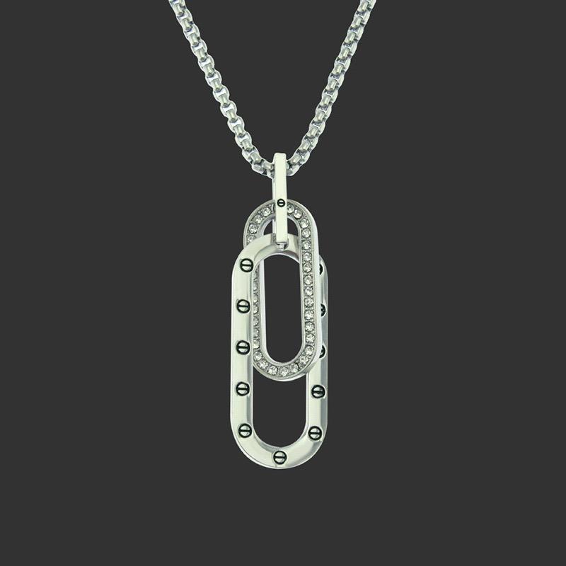 Bold Dual Pendant and Chain