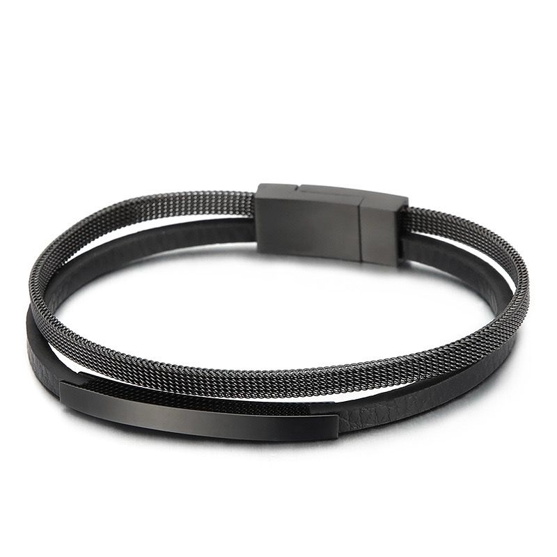 Modern Men's Wristband Bracelet