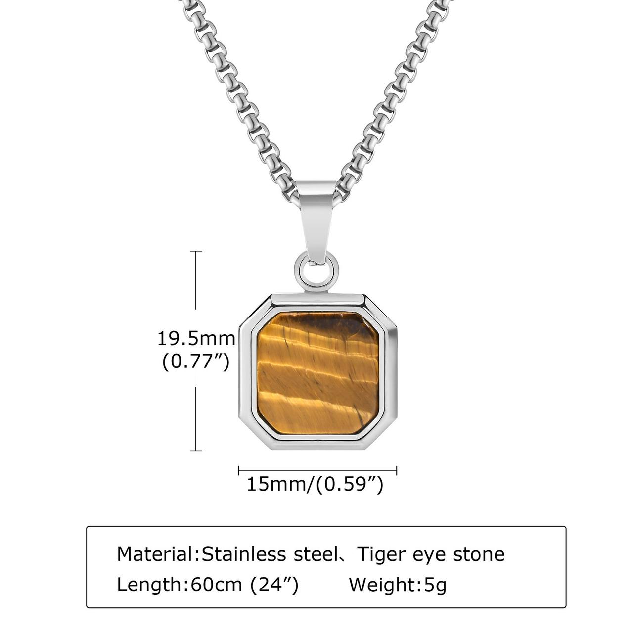 Tiger Eye (Pendant + Chain)